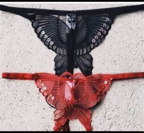 Butterfly Crotchless Thong Line Sexy Open Crotch Butterfly Etsy Ireland