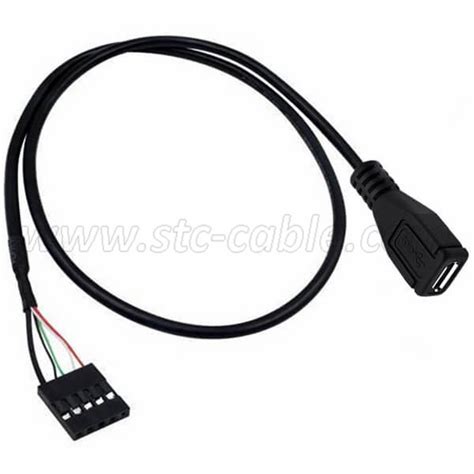 micro usb female to dupont 5 pin female header motherboard adapter cable china stc electronic
