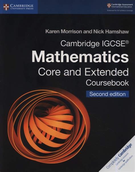 S Ch Cambridge Igcse Mathematics Core And Extended Coursebook Nd Edition By Karen