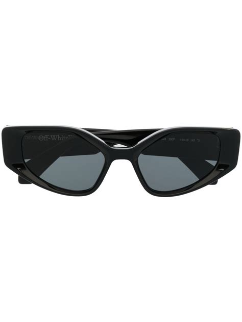 Off White Square Frame Tinted Sunglasses Farfetch