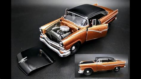 1956 Ford Victoria Hardtop V8 125 Scale Model Kit Build How To