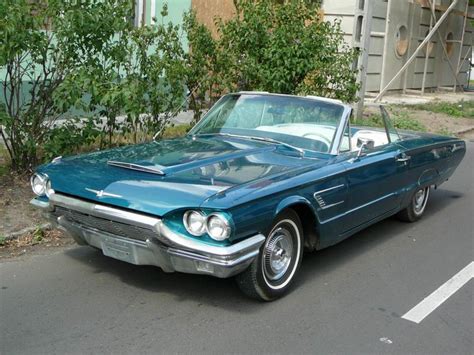 1965 Thunderbird Midnight Turquoise Convertible Ford Classic Cars