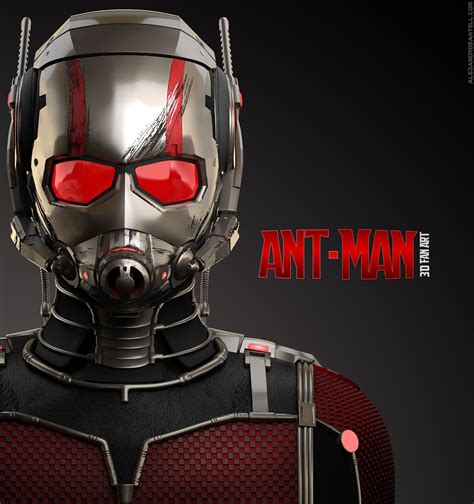 Ant Man 3d Model Fan Art By Alejandro Santell At