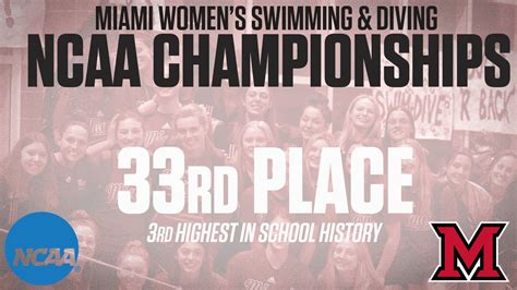Miami Swimdive On Twitter Finishing Out A Strong Season With 33rd