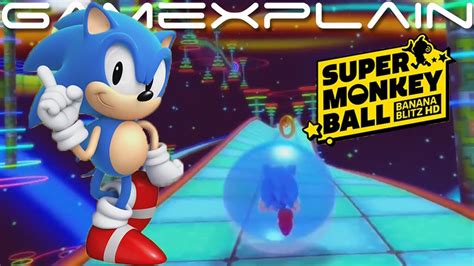 Super Monkey Ball Banana Blitz Hd Sonic Reveal Trailer Youtube