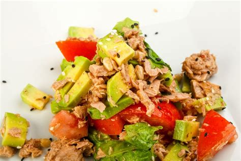 Salade davocat et thon