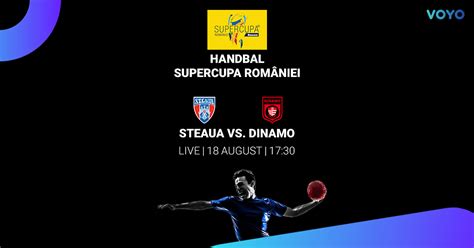 Steaua Dinamo Supercupa României La Handbal Masculin Se Vede Pe Pro