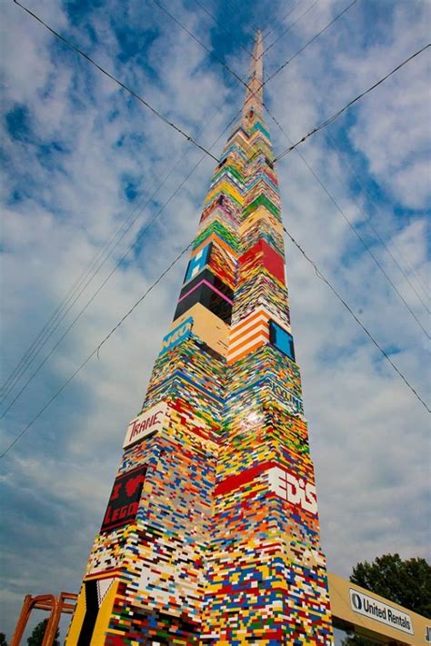 The Worlds Tallest Lego Tower Is 11 Stories High And Was Built By