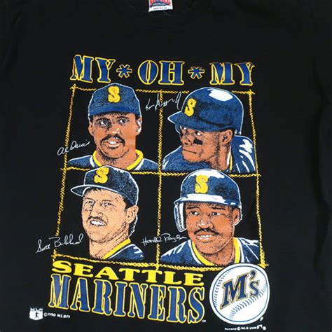 Vintage Seattle Mariners Ken Griffey Jr T Shirt 1990 Mlb Baseball