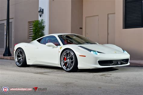 Ferrari 458 White Wallpapers Hd Desktop And Mobile Backgrounds