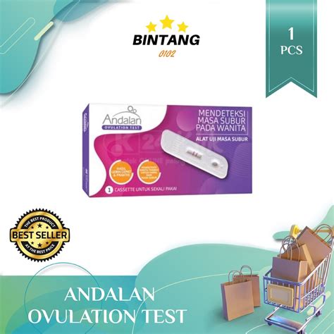 Jual Andalan Ovulation Test Kit Alat Tes Masa Subur Shopee Indonesia