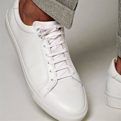 Mens Shoes Sneakers Boots Loafers And Wedding Shoes White Leather