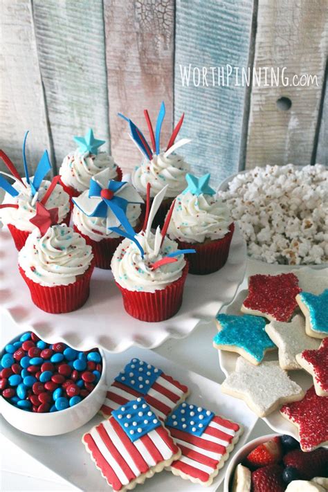 4th Of July Dessert Table The Girl Creative