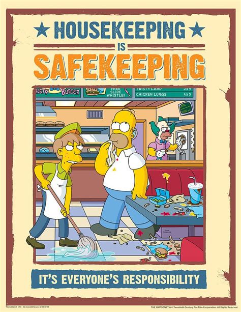 Effective safety management must take into account the organizations' specific structures and processes related to safety of operations. Simpson's Safety Posters | Safety posters, Safety and ...