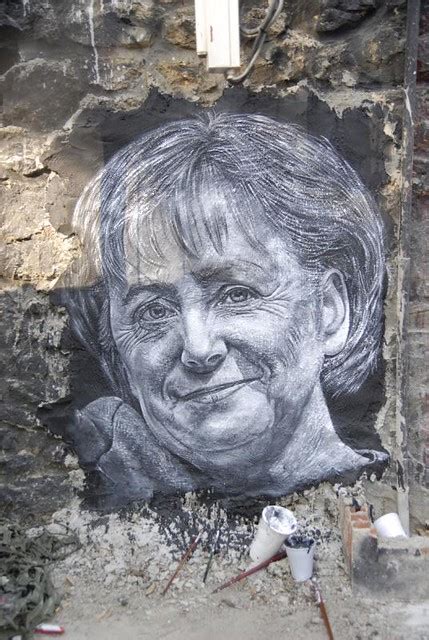 Angela Merkel Painted Portrait Ddc8548 Angela Merkel Fil Flickr