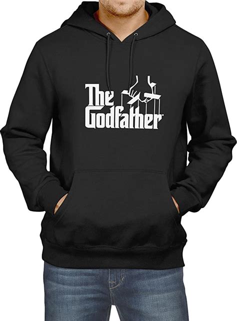 Mens The Godfather Hoodie Black L New Mens The Father Hoodie Funny