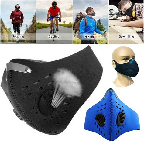 Half Face Respirator Mask Dust Proof Filtered Activated Carbon Filtration Tool