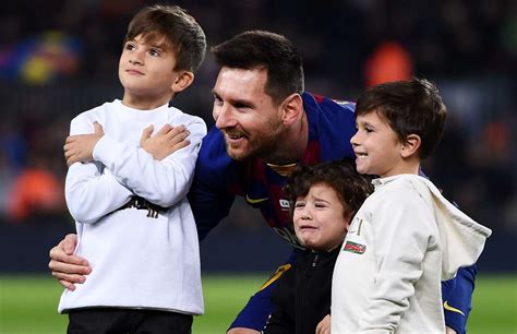 Messi And Ronaldo Son Lionel Messi Reveals His Son Thiago Is A