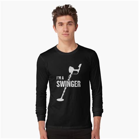 Swinger Funny Metal Detecting T Shirt By Ethandirks Redbubble