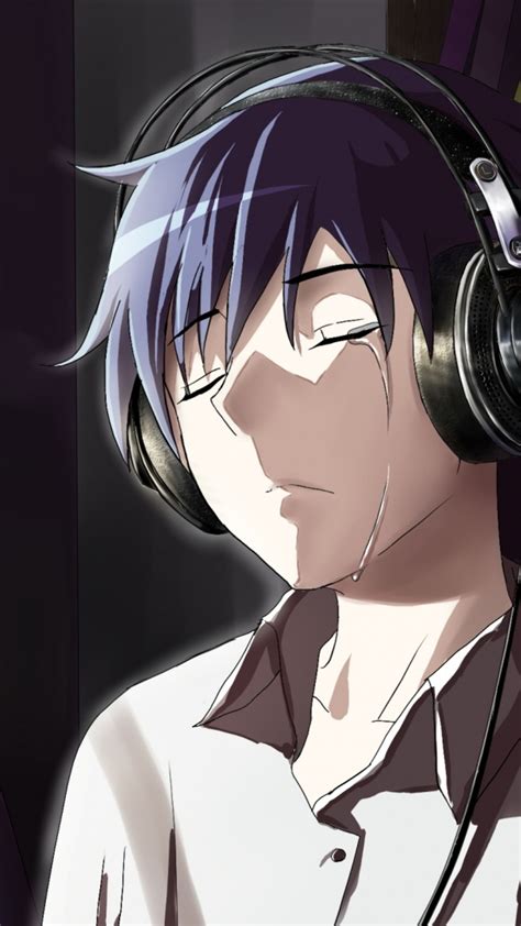 Sad Anime Boy Crying Wallpapers Imagesee