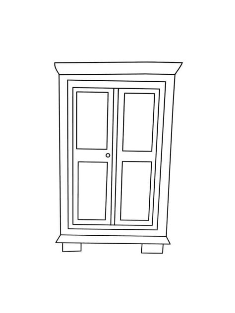 Cupboard Coloring Pages
