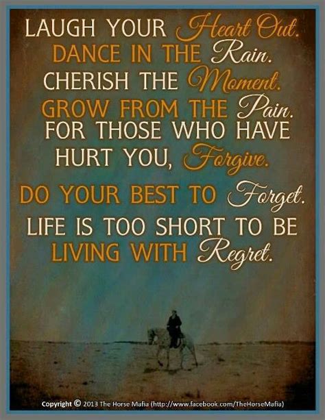 Live With No Regrets Quotes Quotesgram