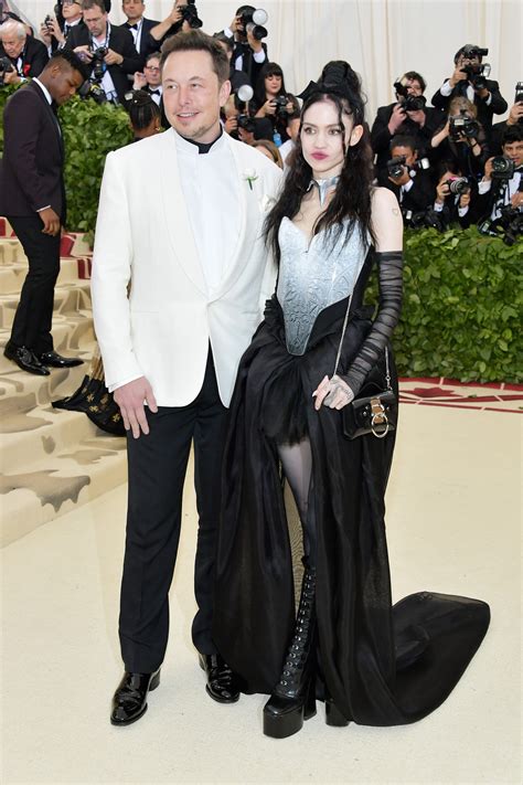 Elon Musk Is Dating Musician Grimes See Photos From The Met Gala