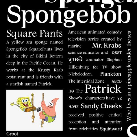 Understanding Typography 1 Spongebob Squarepants — Hive