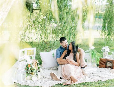 a romantic picnic engagement session at a winery inspired by this picnic engagement picnic
