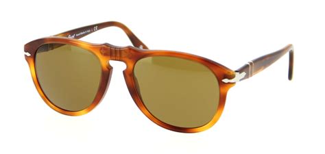 Sunglasses Persol Po 0649 96 33 54 20 Unisex Ecaille Aviator Frames Full Frame Glasses Classic