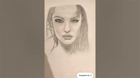 Angelina Jolie Dibujo A Lápiz Pencil Drawing Youtube