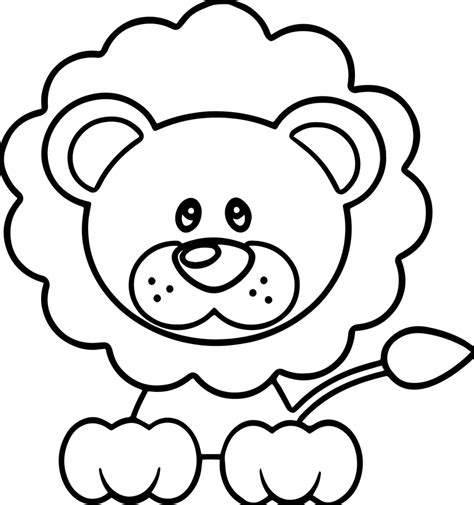 Get This Lion Coloring Pages For Preschoolers 25631