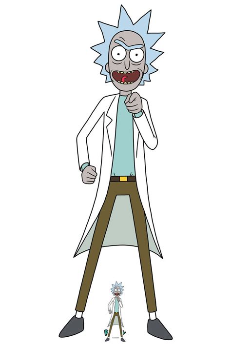 Rick Sanchez From Rick And Morty Official Cardboard Cutout