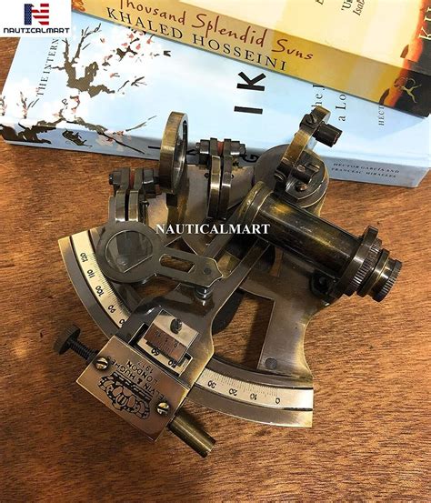 solid brass marine sextant astrolabe antique reproduction maritime nautical ship ebay
