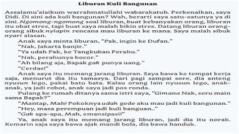 Kunci Jawaban Bahasa Indonesia Kelas Halaman Teks Anekdot