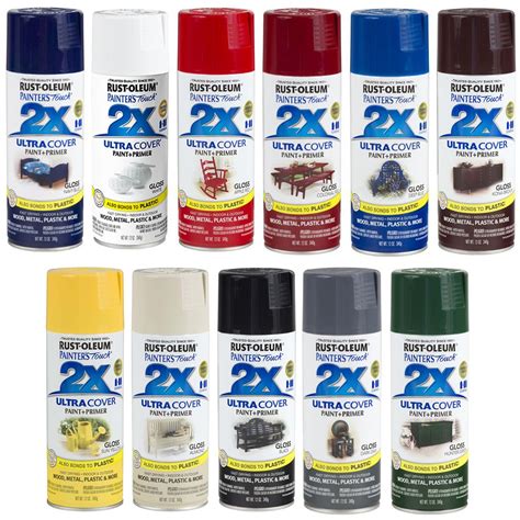 Rust Oleum Painters Touch 2x Ultra Cover Gloss Spray Paint 12oz
