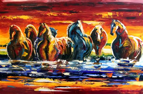 Texas Contemporary Fine Artist Laurie Pace Abstract Horse
