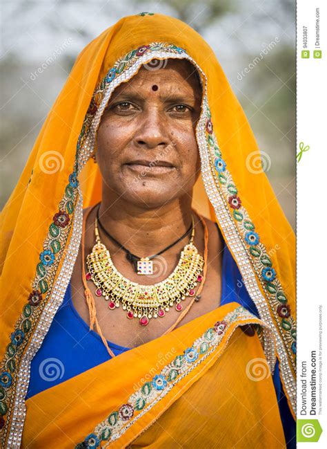 Portrait Of An Indian Woman Editorial Photography Image