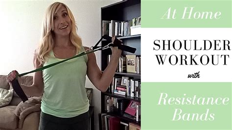 And i wanted to share another workout using an elastic resistance band. At Home Shoulder Workout with Resistance Bands - YouTube
