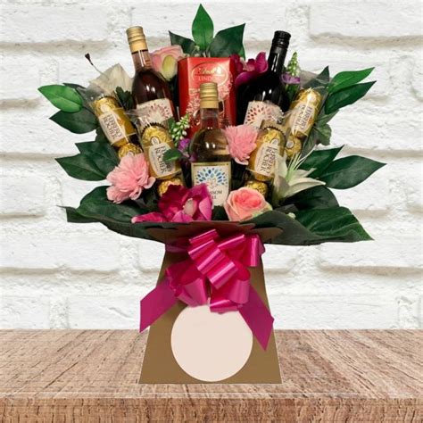 Wine gift boxes wine gift baskets wine gifts basket gift diy bouquet candy bouquet bouquet flowers boquet wedding flowers. Blossom Hill Wine and Flowers Chocolate Bouquet | Funky ...