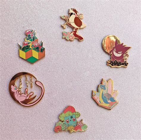 Og Designed These Enamel Pins Pokemon