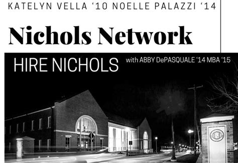 Nichols Network Hire Nichols Edition Nichols College Career And
