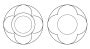 Vierpass konstruieren | Arbeitsblatt Geometrie Mathefritz