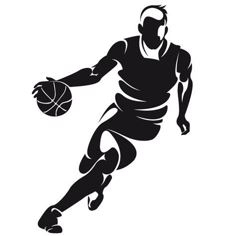 Basketball Silhouette Basketball Png Download 750750 Free