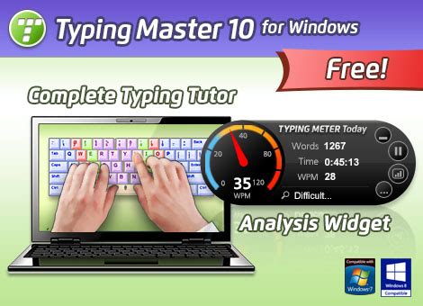 Typingmaster is an excellent tool for those people who want to learn typing in a fast and comfortable way. TypingMaster Free Typing Tutor App for PC