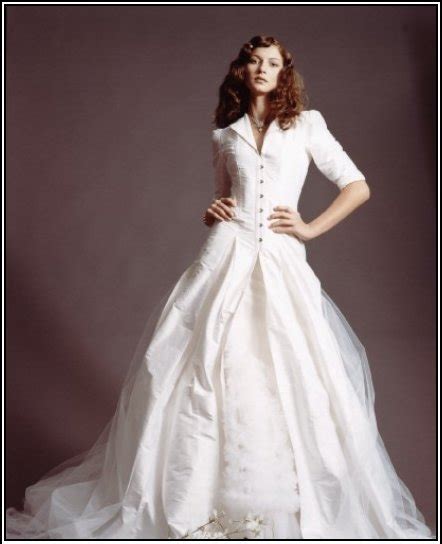 Dress Vintage Wedding Wedding Dress White Winter