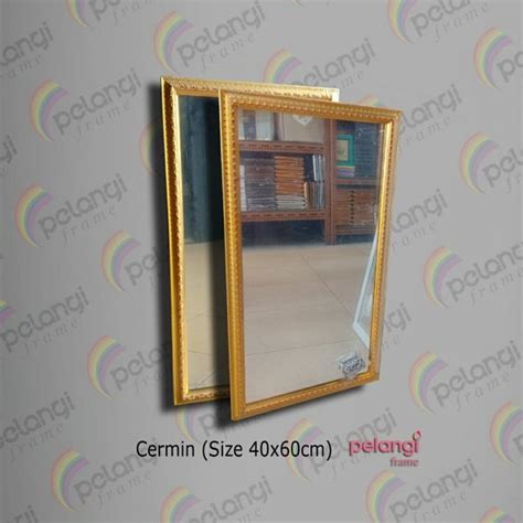 Jual Kaca Cermin Size 40x60cm Frame Gold Ukir Di Lapak Pelanrame