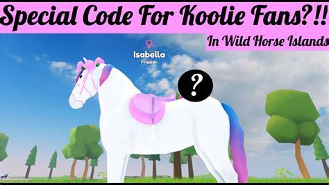 Special Code For Koolie Fans Wild Horse Islands Youtube