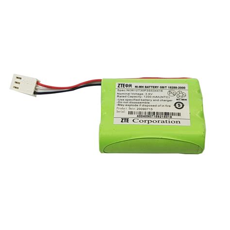 Bateria Zte 1200mah 36v Telefone Fixo Zte Wp623 Wp822 Wp612peças E