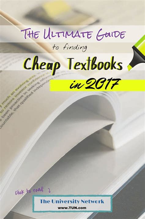 The Ultimate Guide To Finding Cheap College Textbooks The University